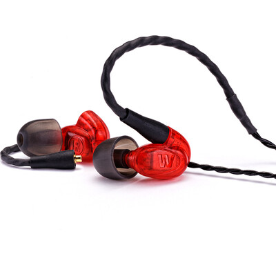 

Weston um10 pro red HiFi шумоподавление наушники устройство движущиеся наушники ухо стиль музыкальные игры наушники