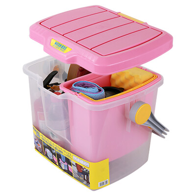 

Alice IRIS car storage box car wash bucket car multi-purpose box WB25 about 25 liters car storage box fishing powder transparent color