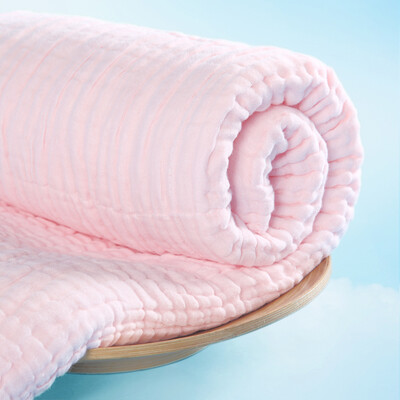 

【Jingdong Supermarket】 Big Park (DAPU) Towel Home Textile A Category Bath Towel Cotton Folded Square 6 Layer Gauze Bath Towel Baby Gauze Bath Towel White 300g 120 * 120cm