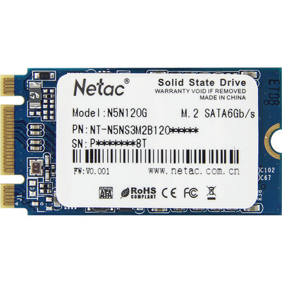 

Netac (Netac) N5M серии 60G mSATA твердотельный накопитель (НТ-60N5M)