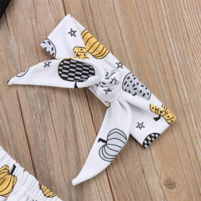 

Toddler Kids Baby Girl Floral Shirt Tops Pants Leggings 3Pcs Outfits Clothes Set