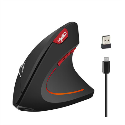 

HXSJ\ New Vertical Wireless Mouse 24GHz