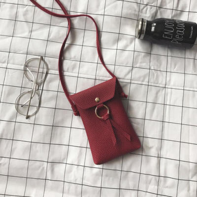 

Women Wallet Purse Bag Leather Coin Cell Phone Mini Cross-body Shoulder Bag Hot