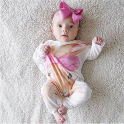 

Newborn Kids Girl Baby Clothes Bodysuit Jumpsuit Romper Sleepsuit Outfit Clothes