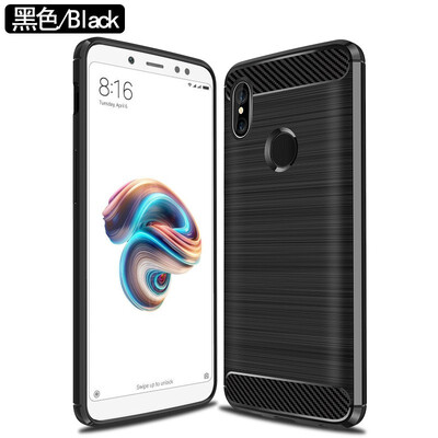 

Fivice XIAOMI Redmi MI 6X case Brushed carbon fiber silicone anti-fall soft shell phone case