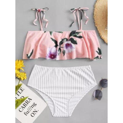 

AU Womens High Waisted Bikini Sets Beach Swimwear Swimsuit Ladies Bathing Suit