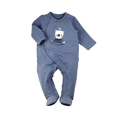

new born babies cotton jumpsuit with foot long sleeve wear 2019 spring