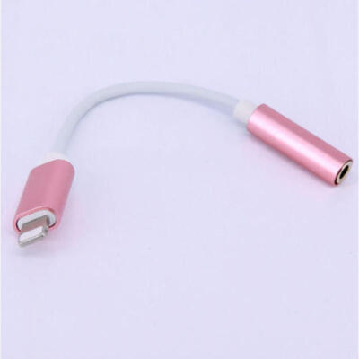 

For iPhone Lightning To 35mm Earphone Headphone Jack Aux Adapter Cable UK