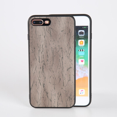 

Packages Cases For iPhone 6 6S 7 8 Plus X Xr Xs Max Case PU Leather Wood texture Soft TPU Silicone Shell Case PU Leather Wood text