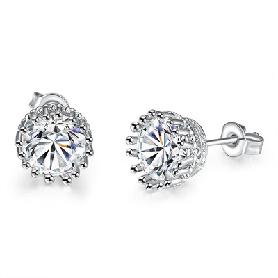 

E004 Nickle Free Antiallergic Festival Real Gold Plated Earrings Women Jewelry