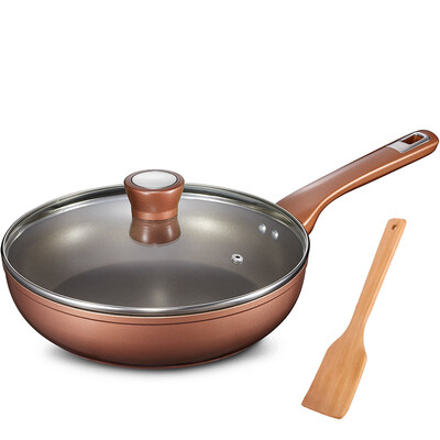 

Jingdong Supermarket] Ai Shida 28CM oil you control the new non-stick frying pan JL28A1WG-C less smoke pan pot induction cooker general