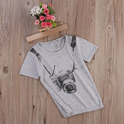 

Cute Newborn Toddler Infant Kids Baby Boy Clothes T-shirt Tops Tank Vest Blouse