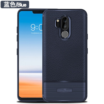 

Fivice LG G7 case luxury TPU anti-fall lychee silicone case