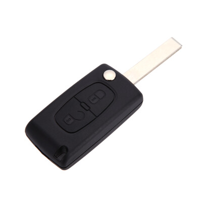 

Flip Remote Key case shell for PEUGEOT 207 307 307S 308 407 607 With 2 Buttons