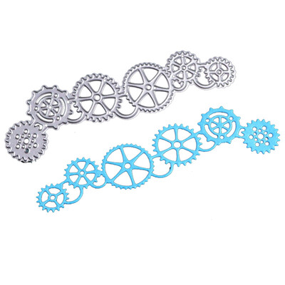 

UpperX Round Gear Craft Dies Metal Cutting Dies Paper Stencil Dies Cut for Christmas DIY Paper Card making Scrapbooking Decoration