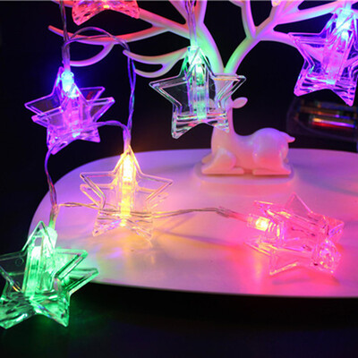 

BRELONG BRELONG LED Pentagram clip light string-30led