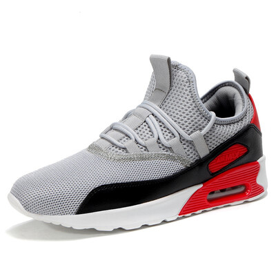 

2018 autumn mens shoes Korean version of the wild trend air cushion shoes breathable sports shoes mens casual running net shoes