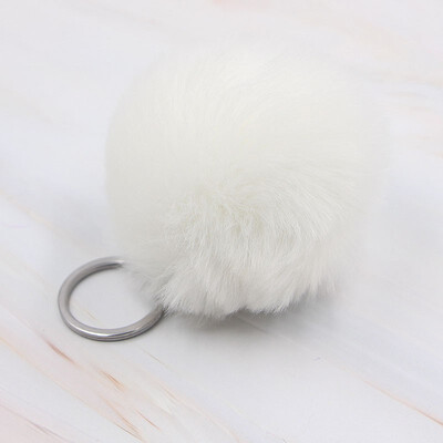 

Cute Fur Ball Keychain for Bags Pom Pom Keychain Fashion Jewelry