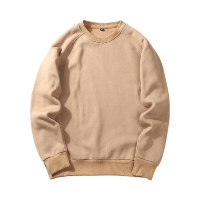 

European&American mens shirts solid color sweater 8 colors