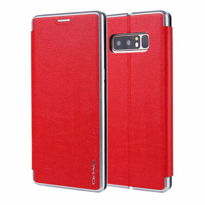 

Stand Wallet Leather Phone Book Case For Samsung Galaxy note8 Ultra thin Flip Case For Samsung note8
