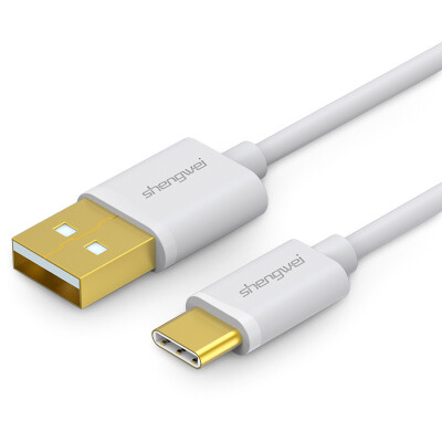 

Win (shengwei) UTC-6100B Type-C data cable USB Andrews mobile phone charging line 1 meter white mobile power charging cable for music / millet