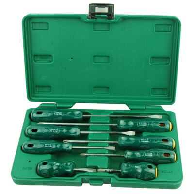 

World (SATA) 09306 8 pieces A series of word Phillips screwdriver set with magnetic screwdriver set of hardware tools screwdriver screwdriver set