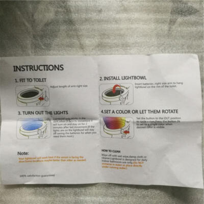 

LED Toilet Bowl Bathroom Light Motion Activated Seat Sensor Night Lamp IT