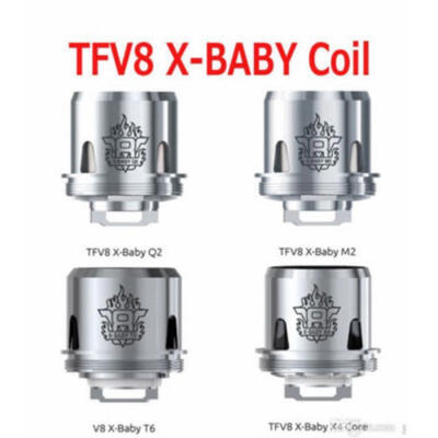 

3x SMOK TFV8 X-Baby Coils For V8 X Baby Tank M2Q2X4T6 Replacement Coil