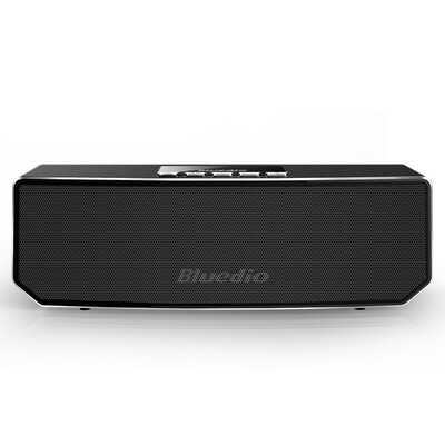 

Blue String CS-4 Wireless Portable Bluetooth Speaker Subwoofer Double Horn Metal Body HIFI Speaker Black