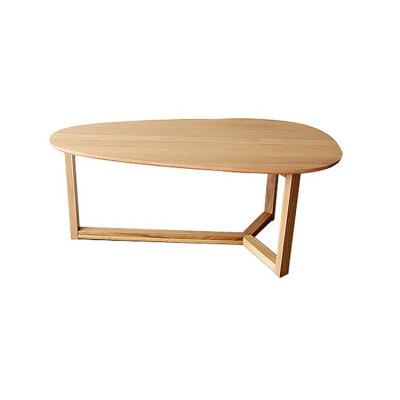 

Modern living room furniture wooden oval coffee table