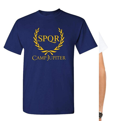 

CAMP JUPITER - jackson roman gods movie - Mens Cotton T-Shirt S Navy