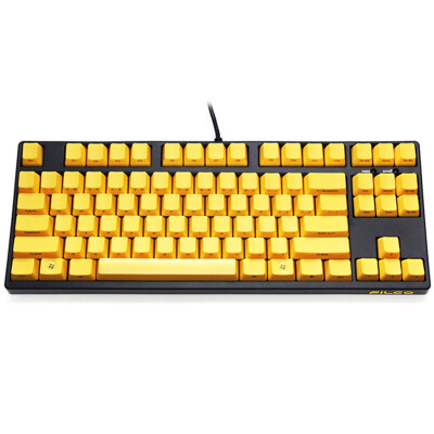 

FILCO) FKBN87MRL / EFY2 "87 Ninja's second generation" mechanical keyboard black border yellow keycap red axis