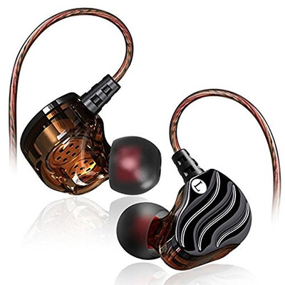 

In Ear Headphones with Microphone Dual Drivers Earphones with HiFi Audio Stereo Sports Earbuds for iOS&Android Computer PC