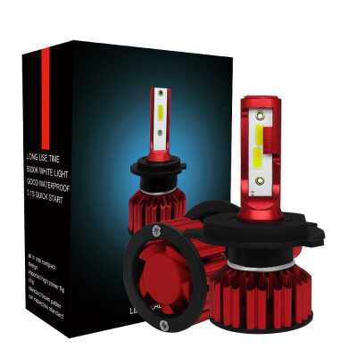 

2Pcs Car LED Head Light All-in-one Conversion Kit H4 LED Headlamp Bulbs 50W 6000LM 6000K 360° Beam Angle IP68 Waterproof
