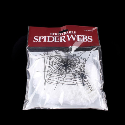 

Halloween Spider Web Stretchy Soft Cobweb Scary Scene Props Party Decoration for Halloween Haunted House