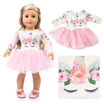 

Pink sport dress Doll Clothes for American girl doll of 18 inch doll accessories