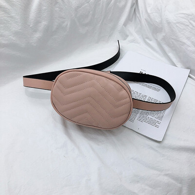 

NovelTeez Ladies bag 2018 new wild personality fashion mini round bag chest bag waist bag female