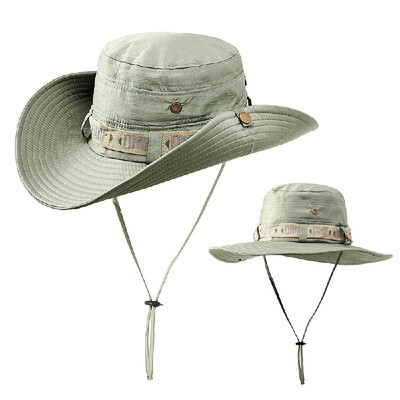 

Outdoor Foldable Sun Hat Summer UV Protection Safari Cap Fishing Hunting Hat