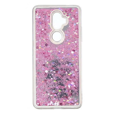 

Fecoprior Back Cover For Alcatel 3V 5099 Case Mirror Glitter Liquid Quicksand Shining Dynamic Fundas Coque Celulars Capa