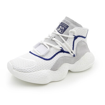 

Black Genuine Leather Mesh Womens Platform Chunky Sneakers 2018 Fashion Buckle Women Flat Thick Sole Shoes Woman Dad Footwear