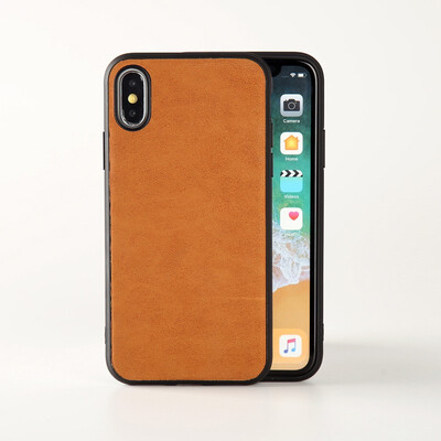 

Phone Cases For iPhone X Xs Max Cover Retro PU Leather Soft TPU Silicone Case For iPhone 6 6S Plus 7 8 Plus 7p 8p Shell