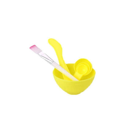 

DIY Facial Beauty Mask Bowl Makeup Tool with Brush Stir Measuring Spoon kit