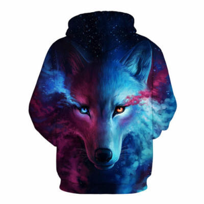 

Couple Men Women Graphic Print Hoodie Sweater Sweatshirt Jacket Pullover Tops M1