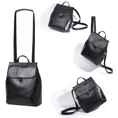 

Women Backpack Purse Waterproof Nylon Anti-theft Rucksack Lightweight School Shoulder Bag