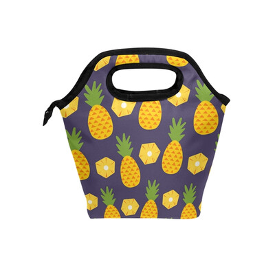 

Lunch Bag Tote Bag Pineapple Travel Picnic Organizer Lunch Holder Handbags Lunch Bag Box for Office