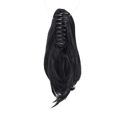 

11" Short Screw Curls Claw Clip Ponytail Extensions Synthetic Clip in Drawstring Curly Ponytail Hairpiece Jaw Clip Hair Extension