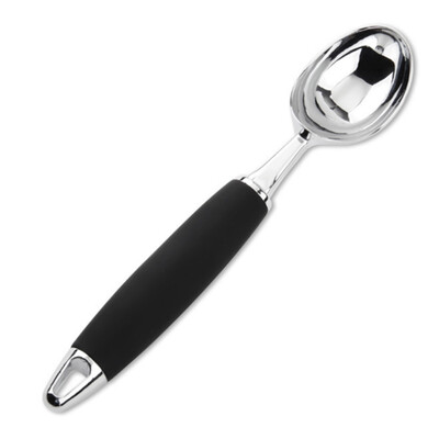 

UpperX Professional Heavy Duty Stainless Steel Ice Cream Scooper Dishwasher Safe Black Handle