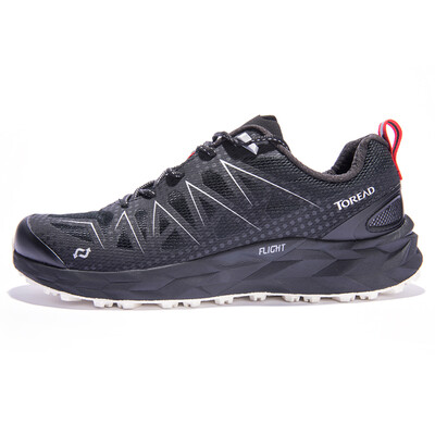 

Pathfinder TOREAD cross-country running shoes autumn&winter men&women outdoor couple models non-slip wear-resistant shock-absorbing walking shoes KFFG91358 black steam male 42