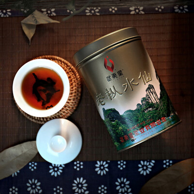 

WuyiStar Premium Lao Cong Shui Xian Oolong Fujian Rock Tea Yan Cha 125g Gold Tin