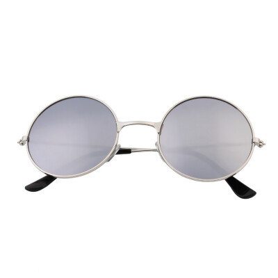 

Women Men Good Quality Colorful Mirror lens Round Glasses Sunglasses Vintage